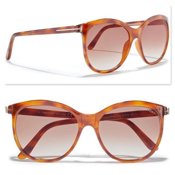 Tom Ford Accessories - New TOM FORD Geraldine Rounded Sunglasses